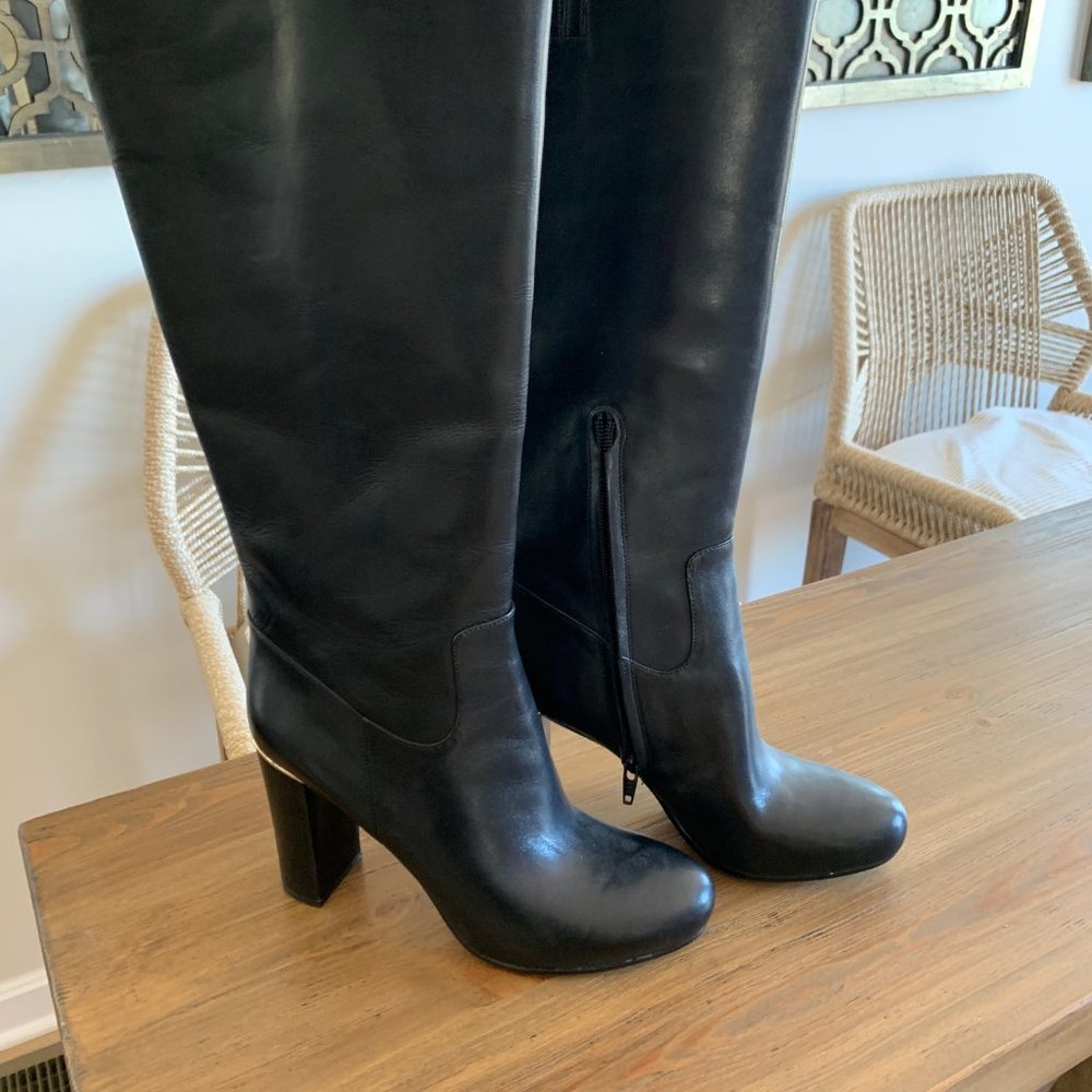 MICHEAL KORS BELOW THE KNEE HIGH HEEL BOOT SIZE 8